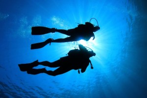 Scuba Diving couple